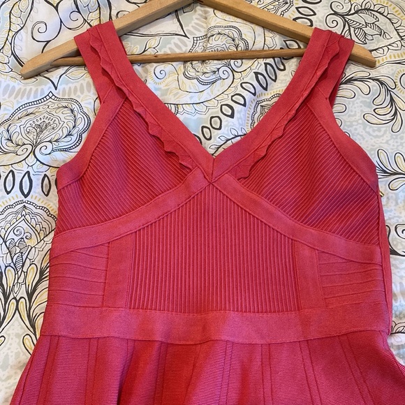 Rose pink Guess bandage dress, size medium - Picture 13 of 16